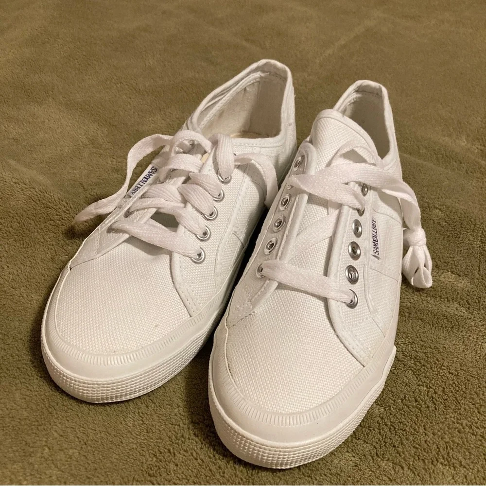 NIB Vintage Sam & Libby Jackie Canvas Shoes Sneakers Size 7.5 - Picture 4 of 13